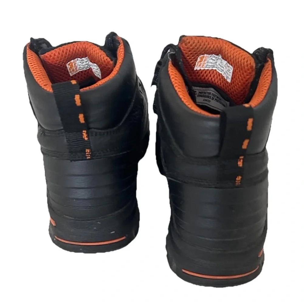 Timberland PRO Endurance 6 Inch Steel Toe Work Boots Size 8.5  Black - Some wear